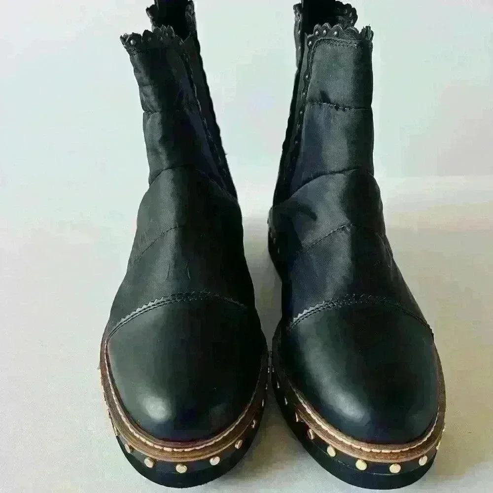 NEW! Free People Atlas Puffer Chelsea Boot